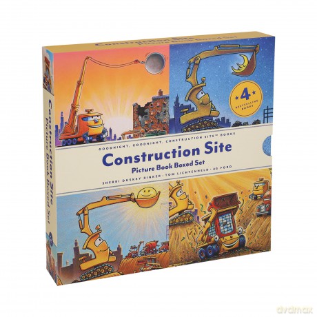 Construction Site Picture Book Boxed Set: Goodnight, Goodnight, Construction Site - Sherri Duskey Rinker [KSIĄŻKA]