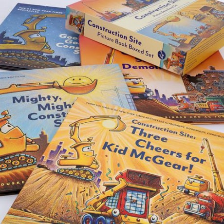 Construction Site Picture Book Boxed Set: Goodnight, Goodnight, Construction Site - Sherri Duskey Rinker [KSIĄŻKA]