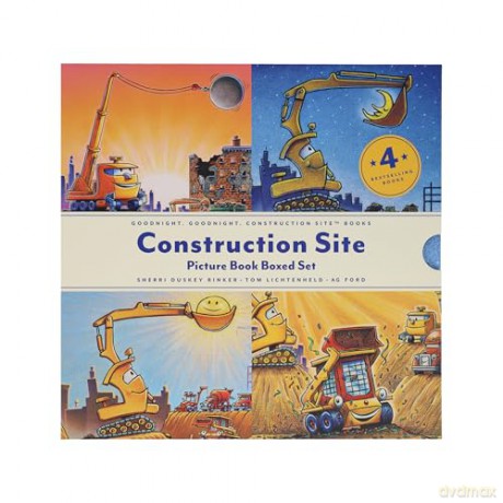 Construction Site Picture Book Boxed Set: Goodnight, Goodnight, Construction Site - Sherri Duskey Rinker [KSIĄŻKA]