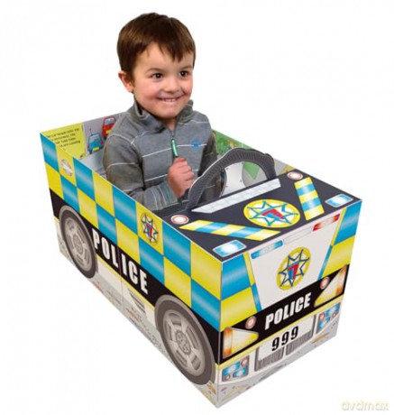 Convertible Police Car: Three toddler-friendly activities in one fold-out pack: a sit-in vehicle, interactive playmat and engaging story! (Convertibles) - Miles Kelly [KSIĄŻKA]