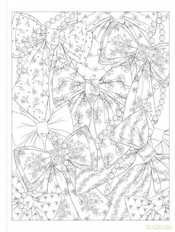 Coquette: A Coloring Book of Dreamy Designs for the Romantic Soul - Chellie Carroll [KSIĄŻKA]