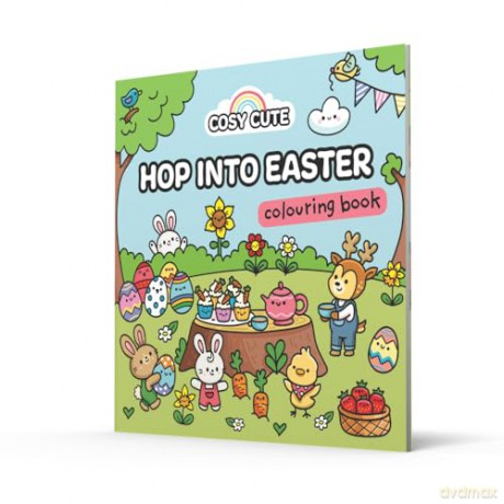Cosy Cute Hop into Easter: A cute spring-themed cozy colouring book for tweens, teens and adults! The perfect gift for fans of Coco Wyo and TikTok colouring - Farshore [KSIĄŻKA]