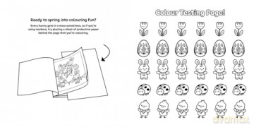 Cosy Cute Hop into Easter: A cute spring-themed cozy colouring book for tweens, teens and adults! The perfect gift for fans of Coco Wyo and TikTok colouring - Farshore [KSIĄŻKA]