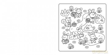 Cosy Cute Hop into Easter: A cute spring-themed cozy colouring book for tweens, teens and adults! The perfect gift for fans of Coco Wyo and TikTok colouring - Farshore [KSIĄŻKA]