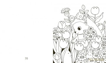 Cozy Coloring: Self-Care: 50 super cute and calm animal scenes to color in - Lulu Mayo [KSIĄŻKA]