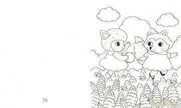 Cozy Coloring: Self-Care: 50 super cute and calm animal scenes to color in - Lulu Mayo [KSIĄŻKA]