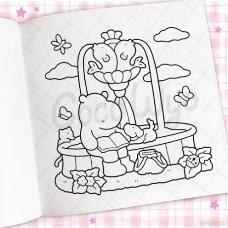 Cozy Days: A cute and comfy colouring book for all ages (Coco Wyo) - Coco Wyo [KSIĄŻKA]