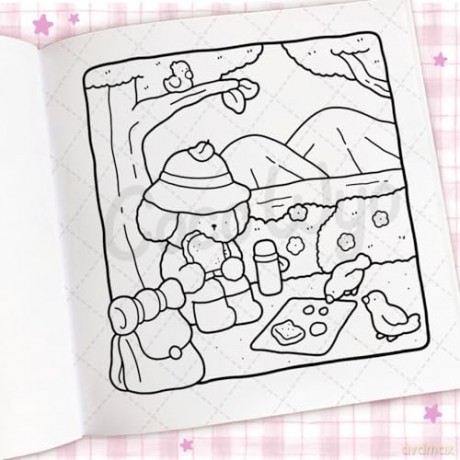 Cozy Days: A cute and comfy colouring book for all ages (Coco Wyo) - Coco Wyo [KSIĄŻKA]