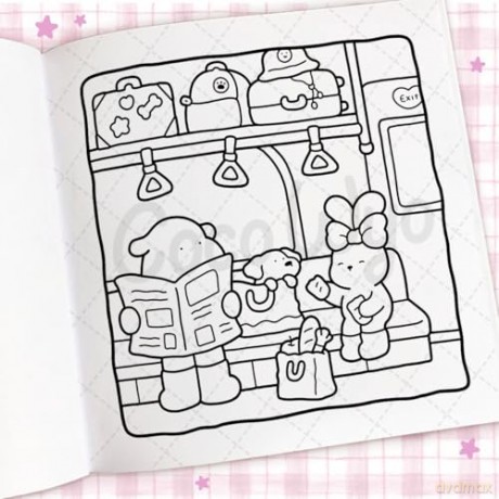 Cozy Days: A cute and comfy colouring book for all ages (Coco Wyo) - Coco Wyo [KSIĄŻKA]