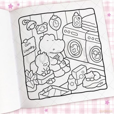 Cozy Days: A cute and comfy colouring book for all ages (Coco Wyo) - Coco Wyo [KSIĄŻKA]