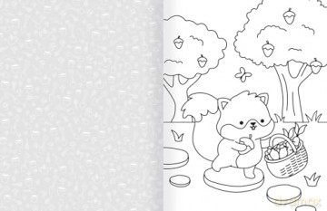 Cozy World Comfy Garden: Easy Colouring and Sticker Scene for Teens, Young Adults and Adults - Kiku Ren [KSIĄŻKA]
