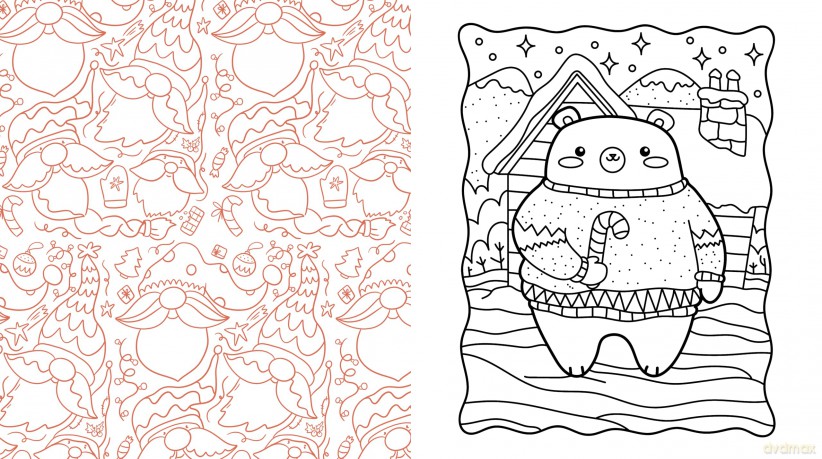 Cozycore Christmas Colouring Book: Celebrate the Season with Everything Cute and Cosy! (Chartwell Coloring Books) - Editors of Chartwell Books [KSIĄŻKA]