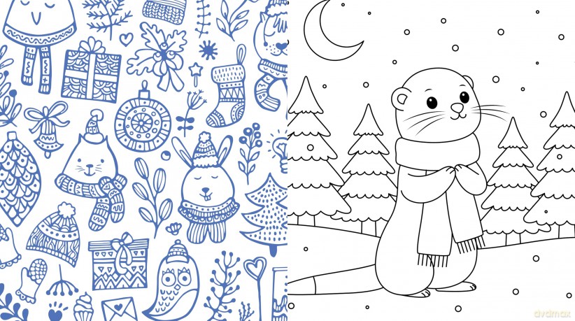 Cozycore Christmas Colouring Book: Celebrate the Season with Everything Cute and Cosy! (Chartwell Coloring Books) - Editors of Chartwell Books [KSIĄŻKA]