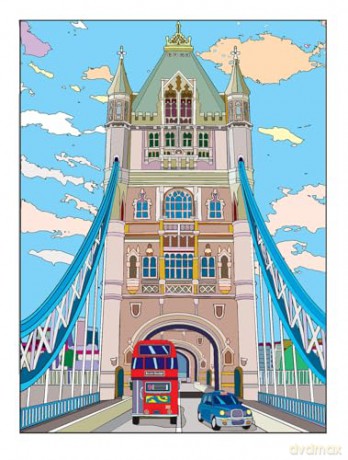 Creative Haven Bridges Coloring Book - George Toufexis [KSIĄŻKA]