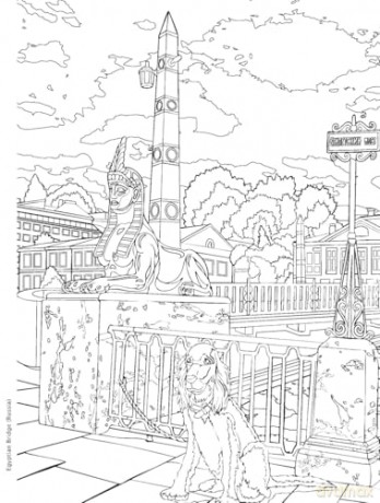 Creative Haven Bridges Coloring Book - George Toufexis [KSIĄŻKA]