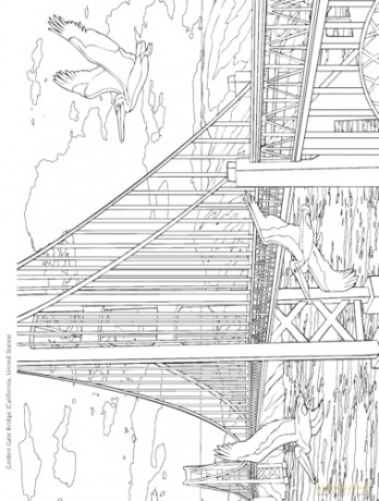 Creative Haven Bridges Coloring Book - George Toufexis [KSIĄŻKA]