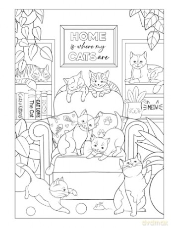 Creative Haven Cat Mom Coloring Book - Jo Taylor [KSIĄŻKA]