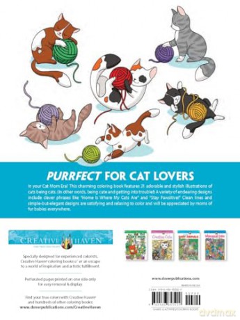 Creative Haven Cat Mom Coloring Book - Jo Taylor [KSIĄŻKA]