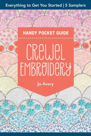 Crewel Embroidery Handy Pocket Guide: Everything to Get You Started; 5 Samplers - Jo Avery [KSIĄŻKA]