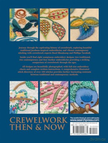 Crewelwork Then and Now: Exploring traditional designs and contemporary stitching - Hazel Blomkamp [KSIĄŻKA]