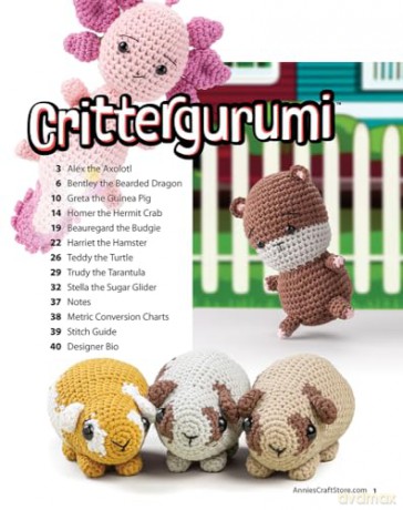 Crittergurumi (Annie's Crochet) - Amidorable Crochet [KSIĄŻKA]