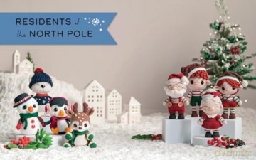 Crochet Amigurumi for the Holidays: 20 FESTIVE CHRISTMAS CROCHET PATTERNS FOR GIFTS, DECORATION AND MORE - Bianca Santos [KSIĄŻKA]