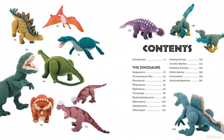 Crocheted Dinosaurs - Vanessa Mooncie [KSIĄŻKA]