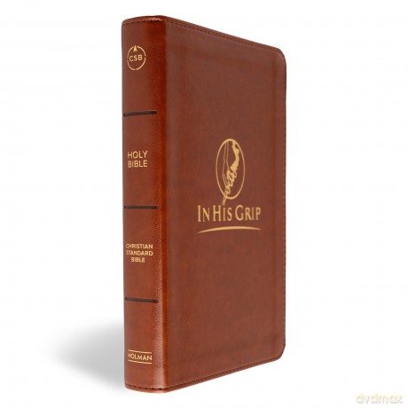 CSB In His Grip Golfer's Bible, Brown LeatherTouch - CSB Bibles by Holman [KSIĄŻKA]