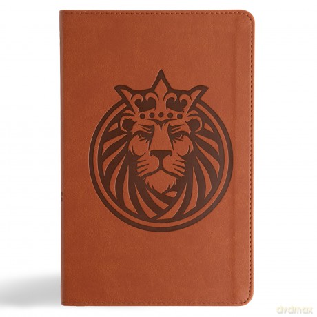 CSB Kids Bible, Anglicised Edition, Lion LeatherTouch - CSB Bibles by Holman [KSIĄŻKA]