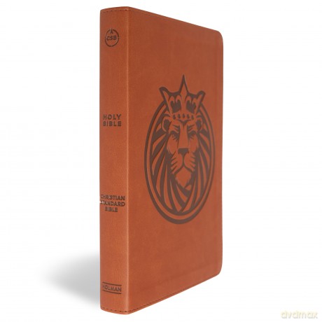 CSB Kids Bible, Anglicised Edition, Lion LeatherTouch - CSB Bibles by Holman [KSIĄŻKA]