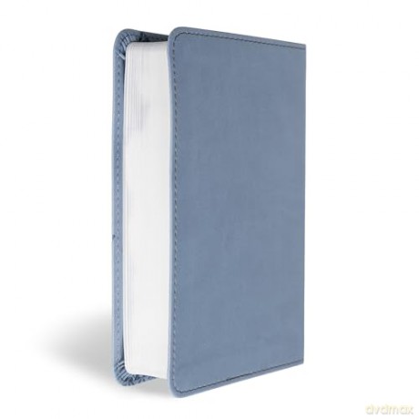 CSB Large Print Compact Reference Bible, Digital Study Edition, Slate LeatherTouch - CSB Bibles by Holman [KSIĄŻKA]