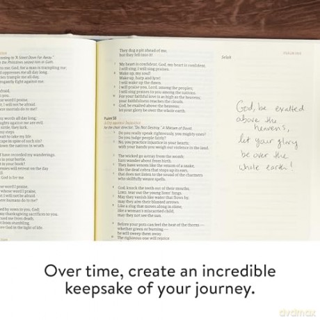 CSB Notetaking Bible, Large Print Edition, Sage Suedesoft LeatherTouch - CSB Bibles by Holman [KSIĄŻKA]