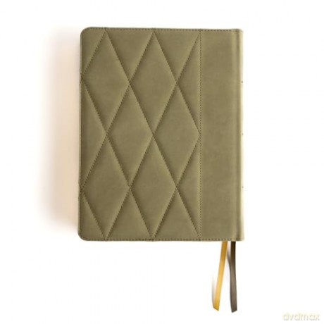 CSB Notetaking Bible, Large Print Edition, Sage Suedesoft LeatherTouch - CSB Bibles by Holman [KSIĄŻKA]