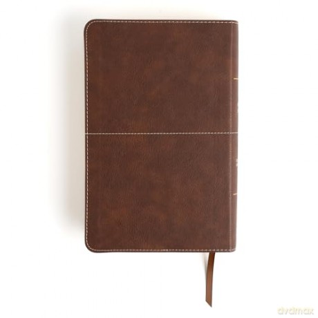 CSB Single-Column Personal Size Bible, Digital Study Edition, Brown LeatherTouch - CSB Bibles by Holman [KSIĄŻKA]