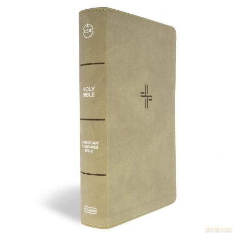 CSB Single-Column Personal Size Bible, Digital Study Edition, Sage SuedeSoft LeatherTouch - CSB Bibles by Holman [KSIĄŻKA]
