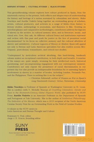Cultural Legacies of Slavery in Modern Spain (SUNY series in Latin American and Iberian Thought and Culture) - Akiko Tsuchiya [KSIĄŻKA]