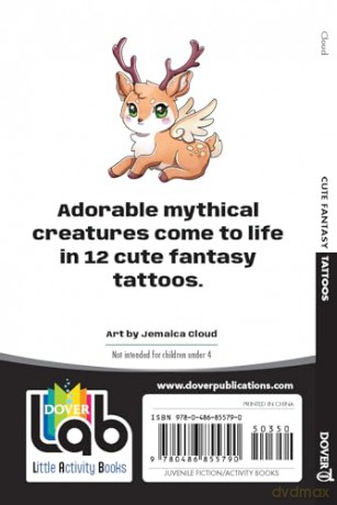 Cute Fantasy Tattoos (Dover Tattoos) [KSIĄŻKA]
