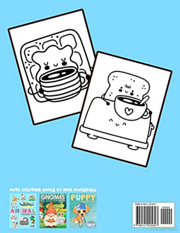 Cute Stuff Coloring Book: Adorable Coloring Book for Kids Such as Cute Food, Donut, Ice-cream - Nick Marshall [KSIĄŻKA]