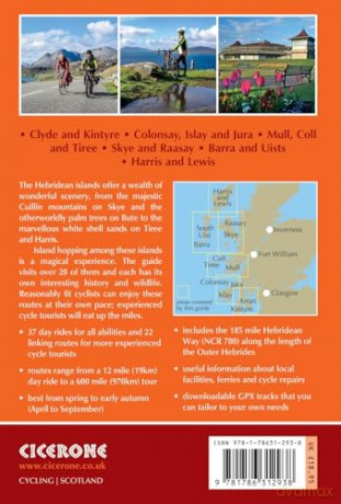 Cycling in the Hebrides: Island touring and day rides including The Hebridean Way (Cicerone Guides) - Richard Barrett [KSIĄŻKA]