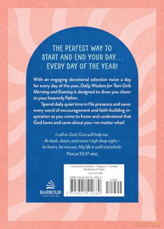 Daily Wisdom for Teen Girls Morning and Evening - Compiled by Barbour Staff [KSIĄŻKA]