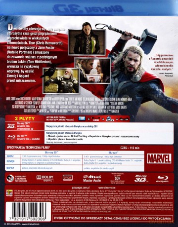 Thor: Mroczny Świat 3D [Blu-Ray]+[Blu-Ray 3D]