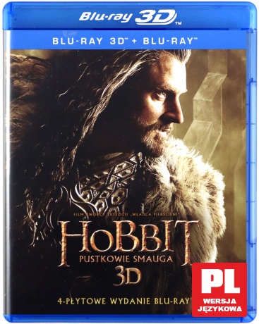 Hobbit: Pustkowie Smauga 3D lenticular [2Blu-Ray 3D]+[2Blu-Ray]