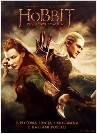 Hobbit: Pustkowie Smauga limitowana edycja kolekcjonerska z kartami [2DVD]+[KARTY]