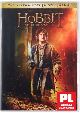 Hobbit: Pustkowie Smauga limitowana edycja kolekcjonerska z kartami [2DVD]+[KARTY]