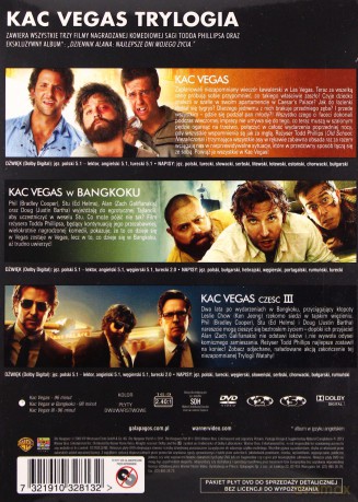 Kac Vegas: Trylogia edycja z albumem [3DVD]+[KSIĄŻKA]
