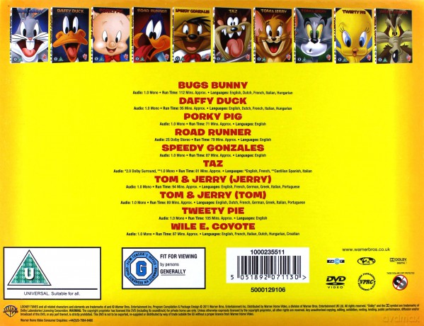 Looney Tunes Big Faces Box Set (Zwariowane Melodie) [BOX] [10DVD]