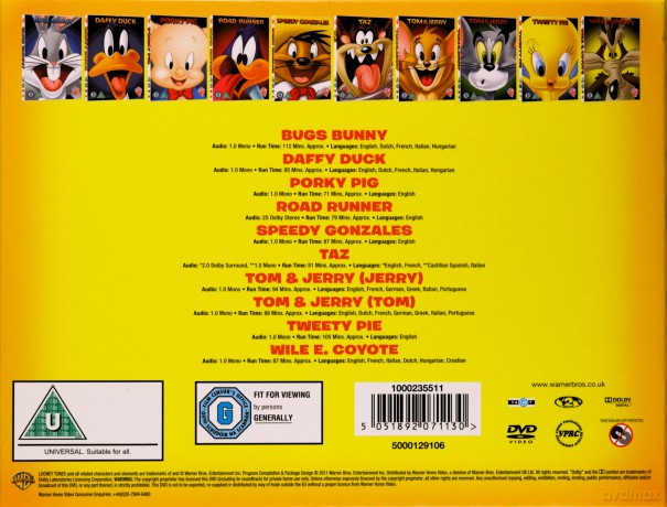 Looney Tunes Big Faces Box Set (Zwariowane Melodie) [BOX] [10DVD]