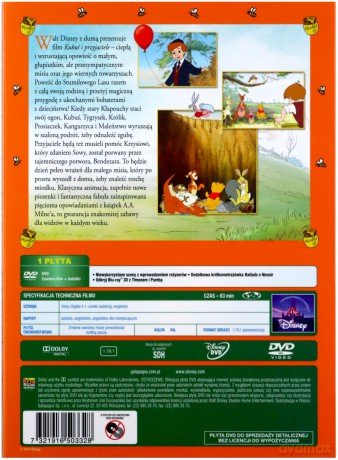 Kubuś i Przyjaciele (Słodka Kolekcja 01) (Kubuś Puchatek) (Disney) [DVD]