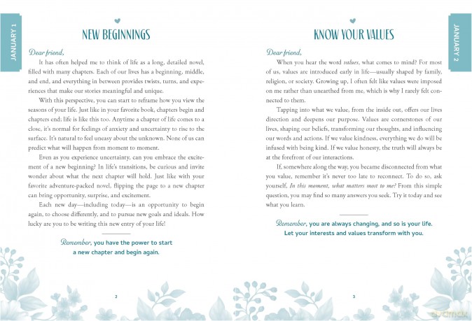 Dear Friend: Daily Love Notes for Contemplation, Connection, and Clarity (365 Days) - The Perfect Inspirational New Year's Resolution Gift for Women - Michelle Maros [KSIĄŻKA]