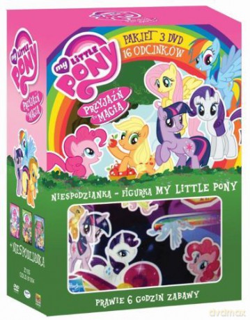 My Little Pony: Przyjaźń To Magia 1-3 (odcinki 1-16) [BOX] [3DVD]+[GADŻET]